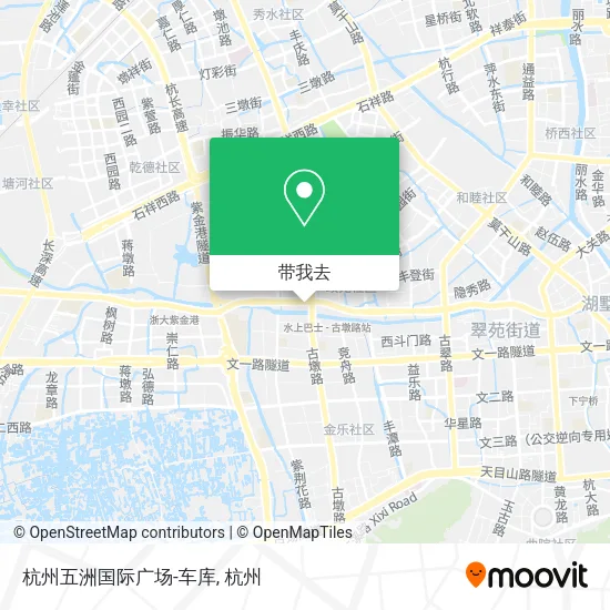 杭州五洲国际广场-车库地图