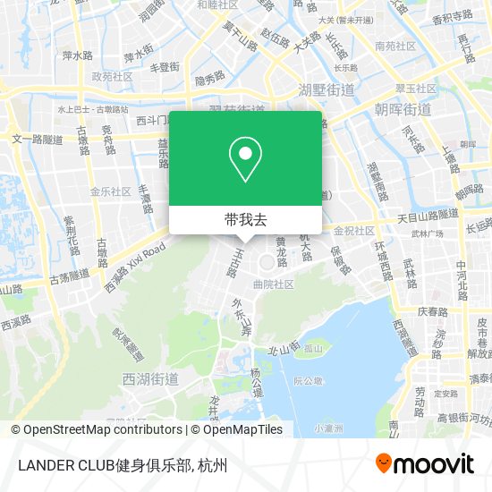 LANDER CLUB健身俱乐部地图