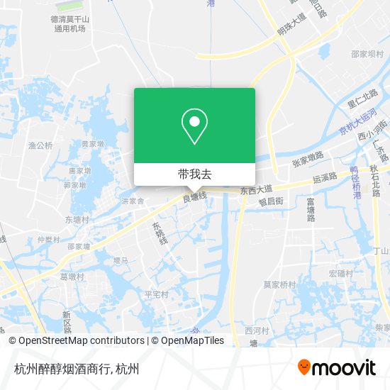 杭州醉醇烟酒商行地图