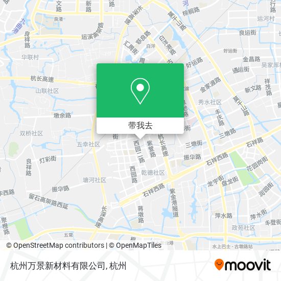 杭州万景新材料有限公司地图