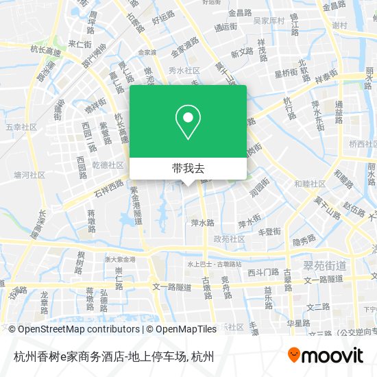杭州香树e家商务酒店-地上停车场地图