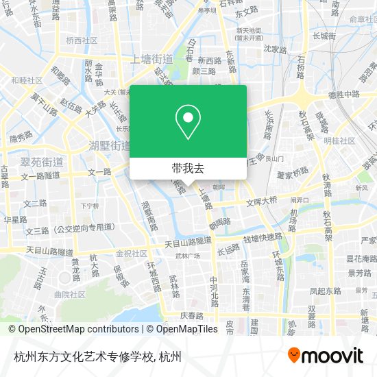 杭州东方文化艺术专修学校地图