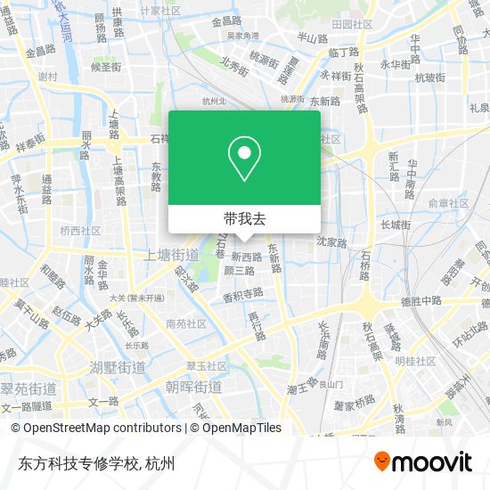 东方科技专修学校地图