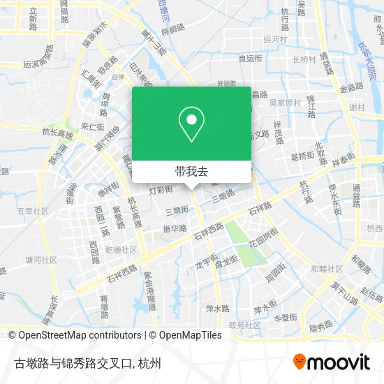 古墩路与锦秀路交叉口地图