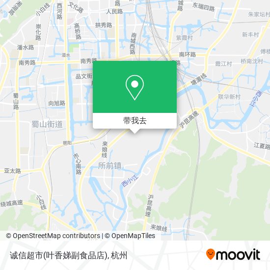 诚信超市(叶香娣副食品店)地图