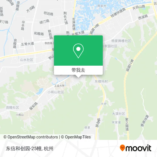东信和创园-25幢地图