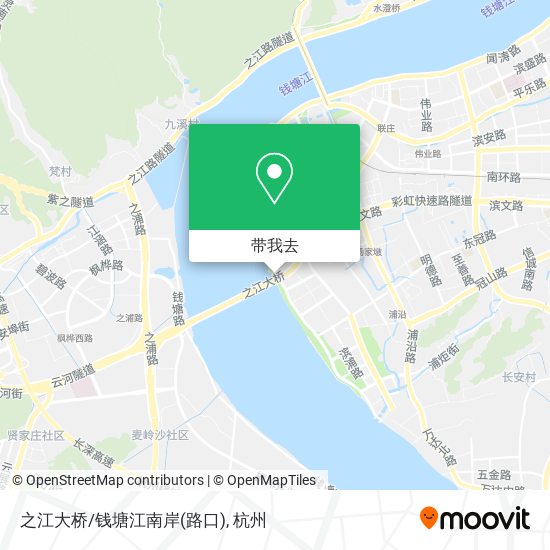 之江大桥/钱塘江南岸(路口)地图