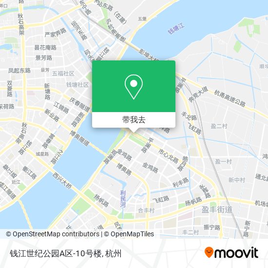 钱江世纪公园A区-10号楼地图