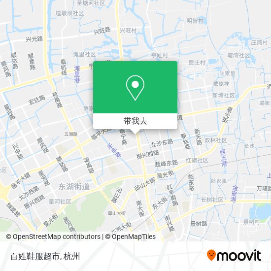百姓鞋服超市地图