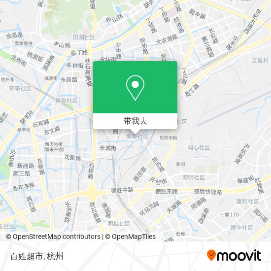 百姓超市地图