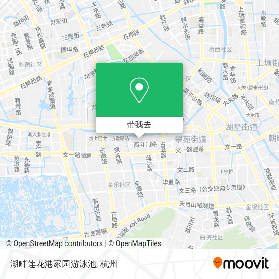 湖畔莲花港家园游泳池地图