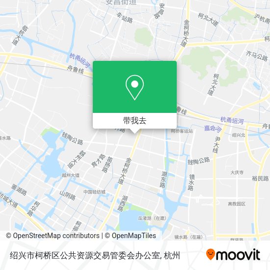 绍兴市柯桥区公共资源交易管委会办公室地图