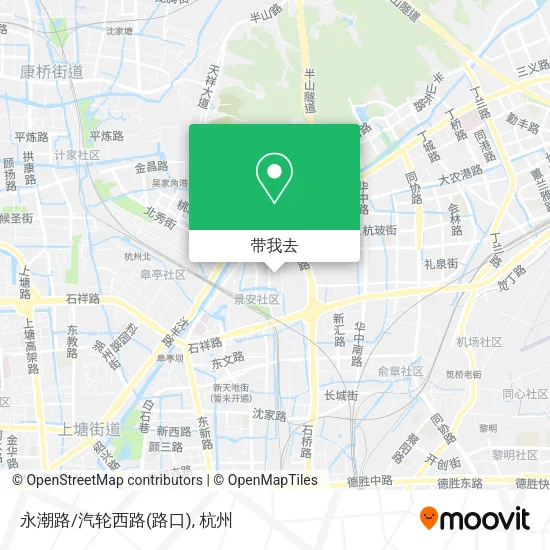 永潮路/汽轮西路(路口)地图