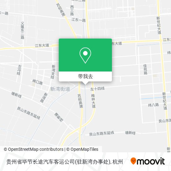 贵州省毕节长途汽车客运公司(驻新湾办事处)地图