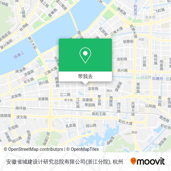 安徽省城建设计研究总院有限公司(浙江分院)地图