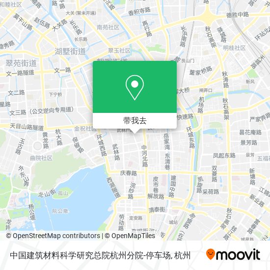 中国建筑材料科学研究总院杭州分院-停车场地图