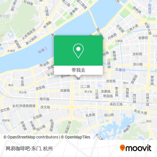 网易咖啡吧-东门地图