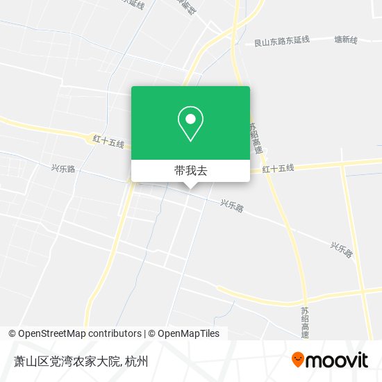 萧山区党湾农家大院地图