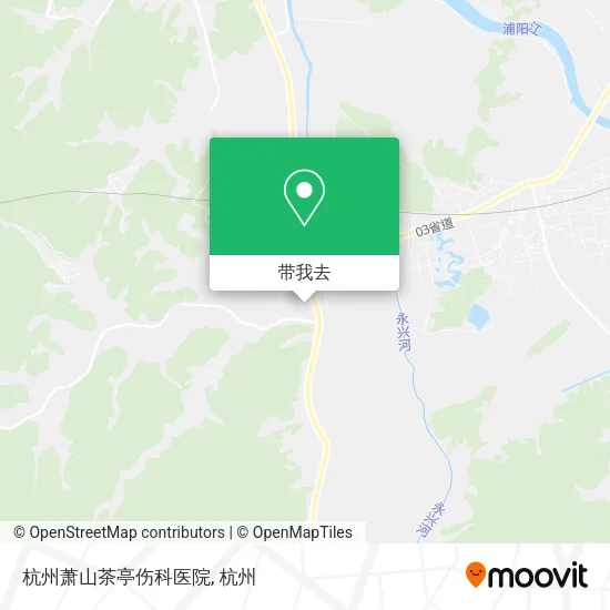 杭州萧山茶亭伤科医院地图