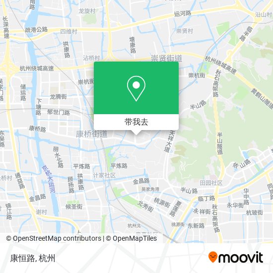 康恒路地图