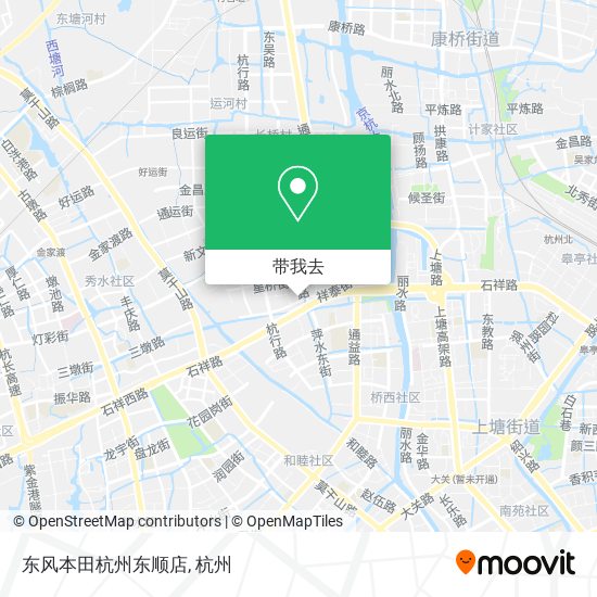东风本田杭州东顺店地图