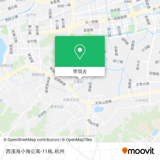 西溪海小海公寓-11栋地图