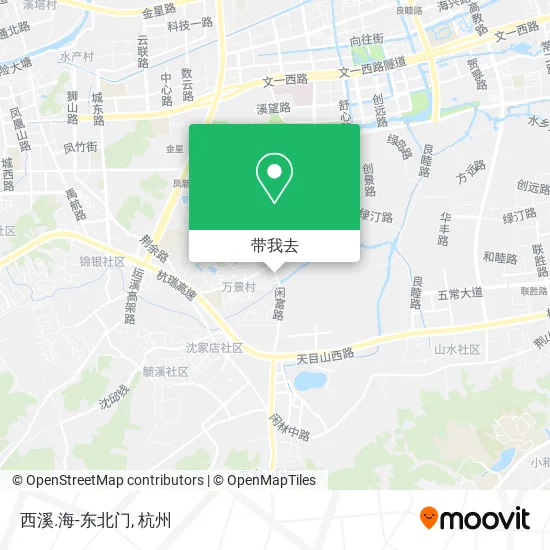 西溪.海-东北门地图