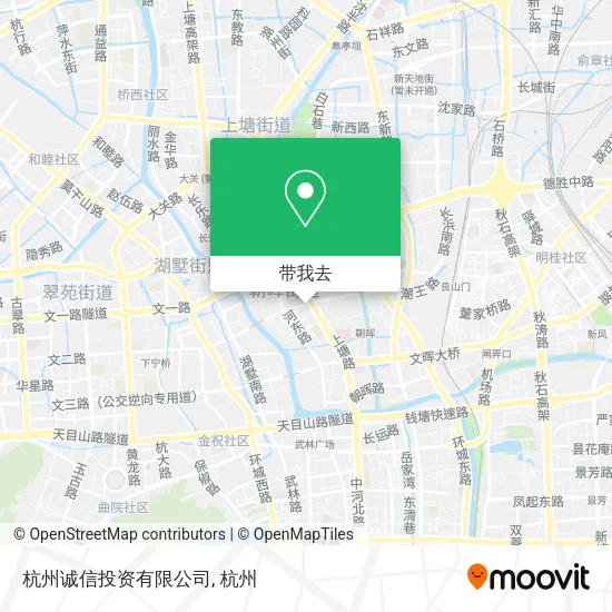杭州诚信投资有限公司地图