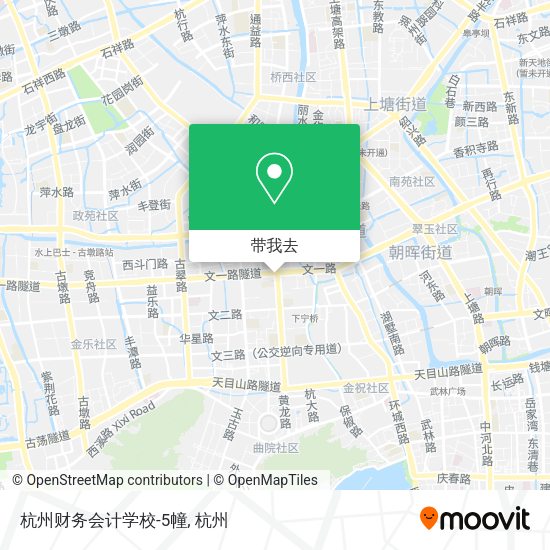 杭州财务会计学校-5幢地图