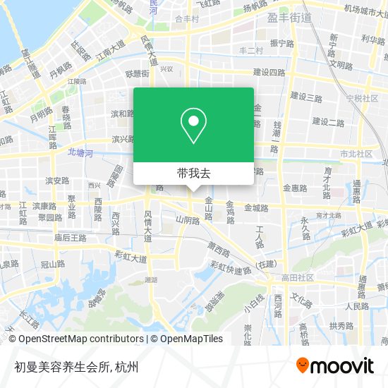 初曼美容养生会所地图