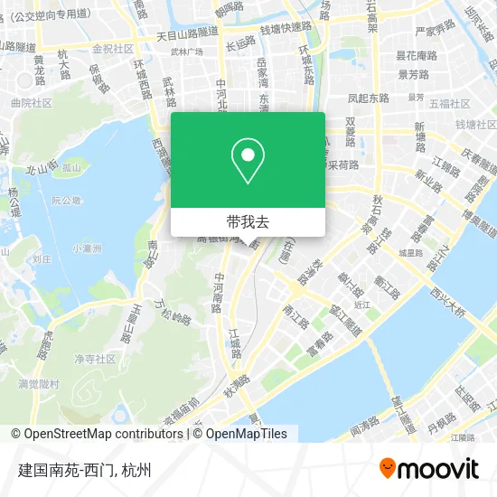 建国南苑-西门地图