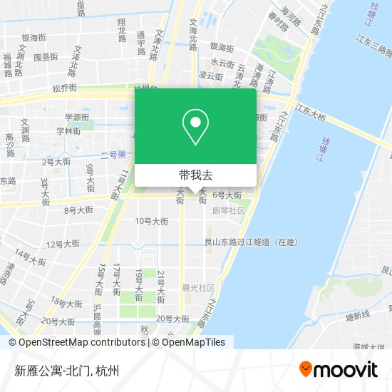 新雁公寓-北门地图