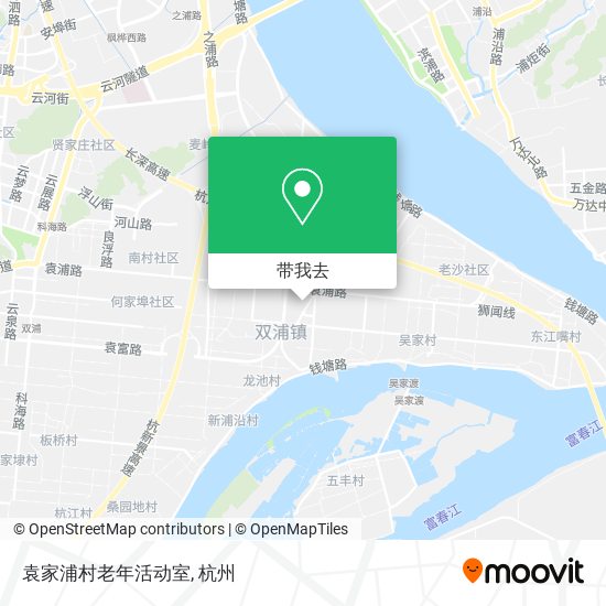 袁家浦村老年活动室地图