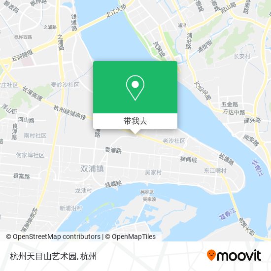 杭州天目山艺术园地图