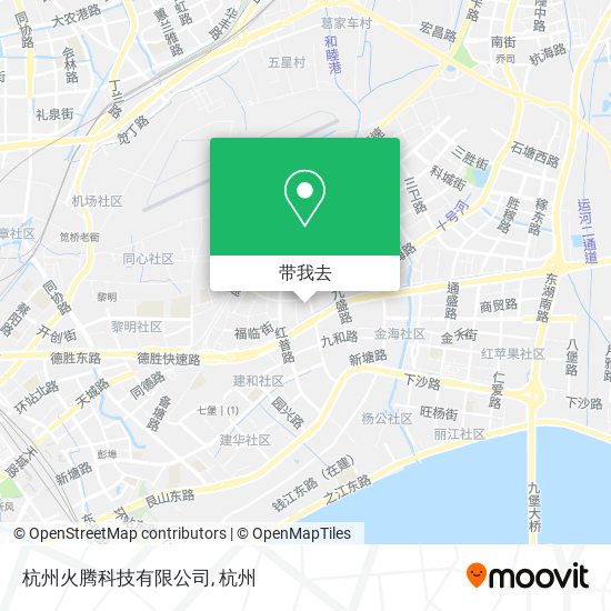 杭州火腾科技有限公司地图