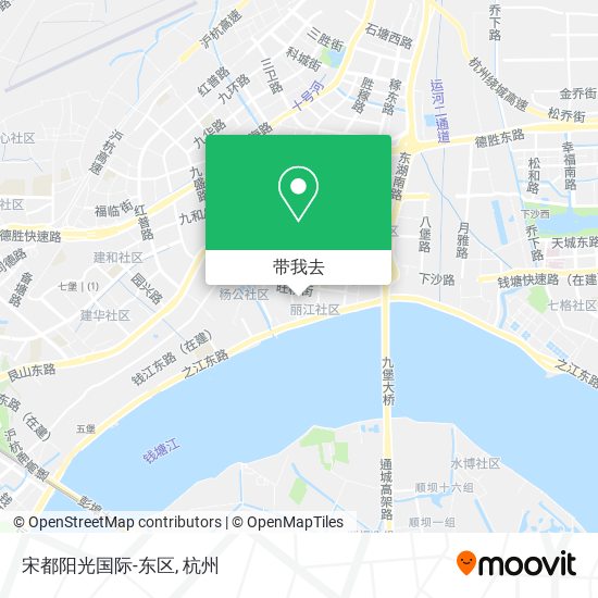 宋都阳光国际-东区地图