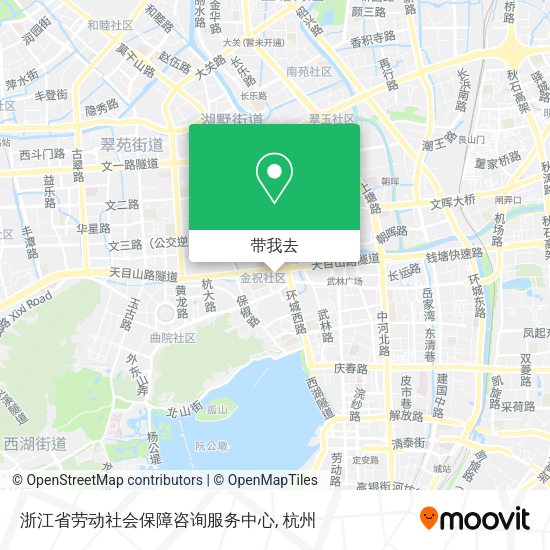 浙江省劳动社会保障咨询服务中心地图