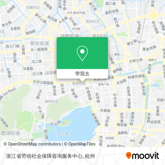 浙江省劳动社会保障咨询服务中心地图