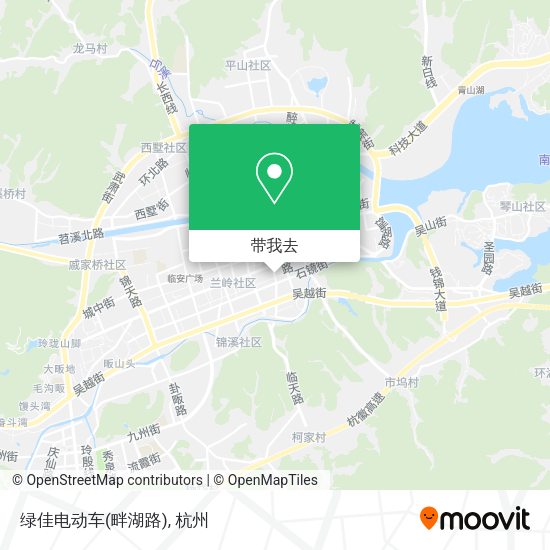 绿佳电动车(畔湖路)地图