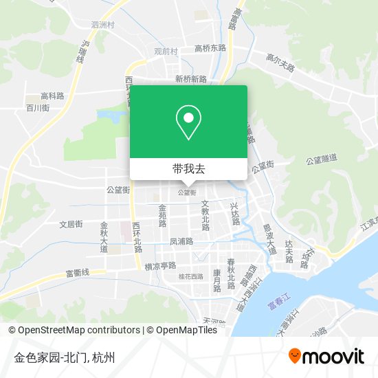 金色家园-北门地图