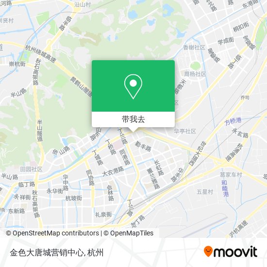 金色大唐城营销中心地图
