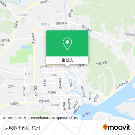 大喇叭不夜店地图