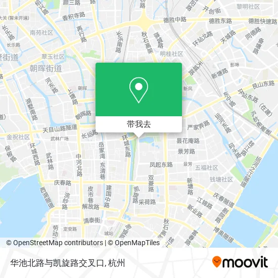 华池北路与凯旋路交叉口地图
