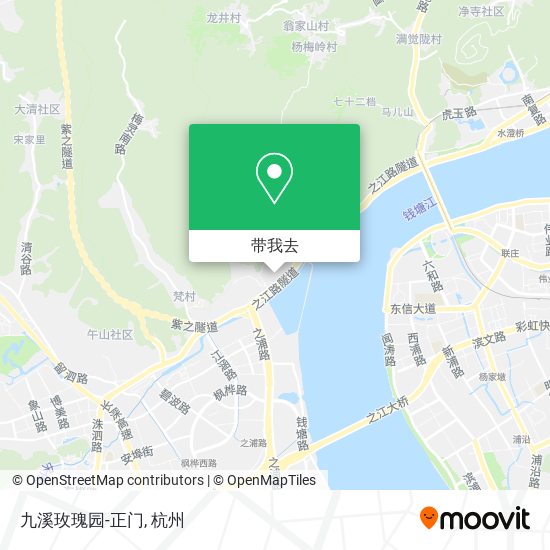 九溪玫瑰园-正门地图