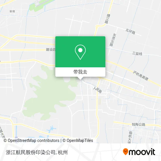 浙江航民股份印染公司地图