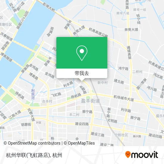 杭州华联(飞虹路店)地图