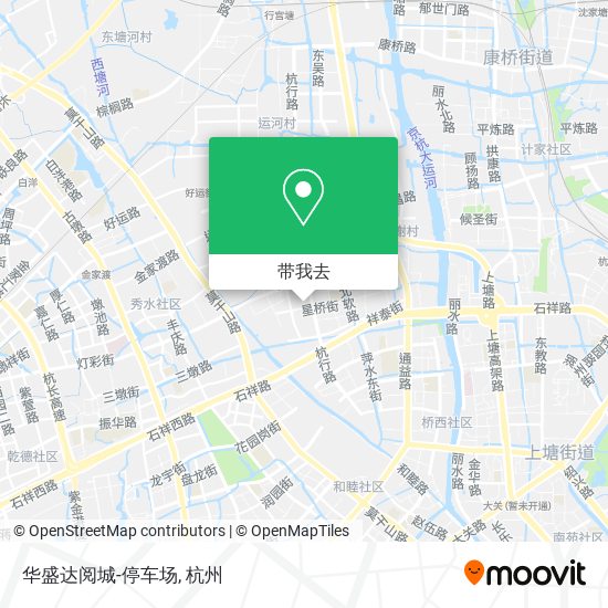 华盛达阅城-停车场地图