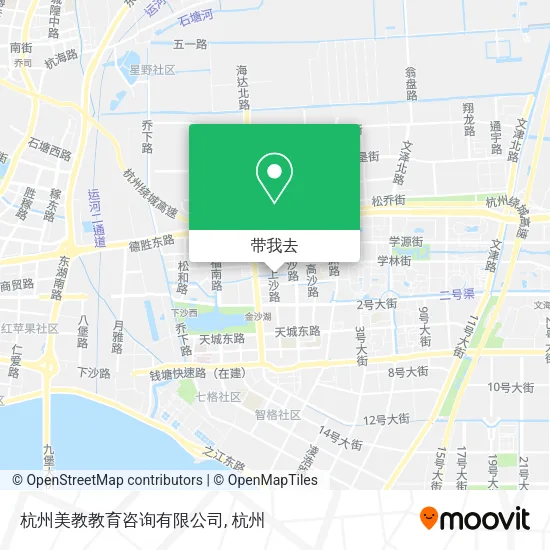 杭州美教教育咨询有限公司地图