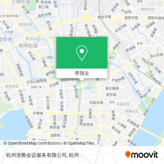 杭州浙教会议服务有限公司地图