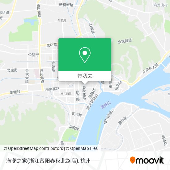 海澜之家(浙江富阳春秋北路店)地图